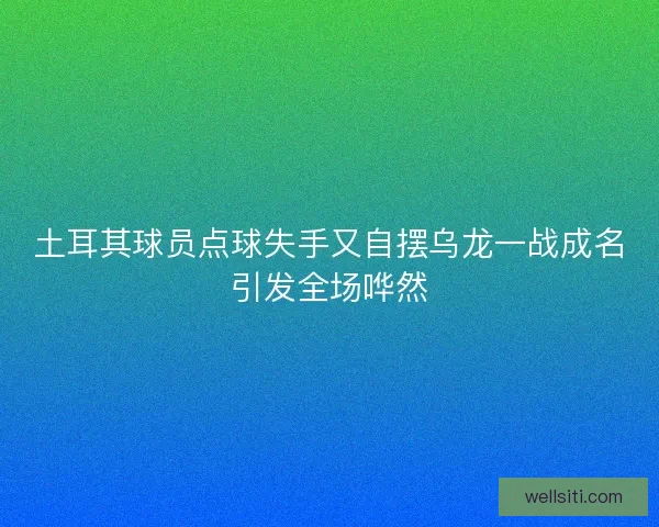 土耳其球员点球失手又自摆乌龙一战成名引发全场哗然